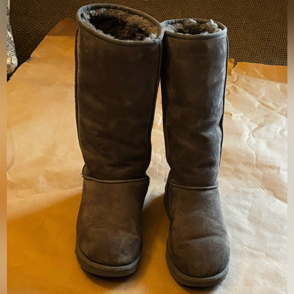 Like New Gray UGG Boots in size 11